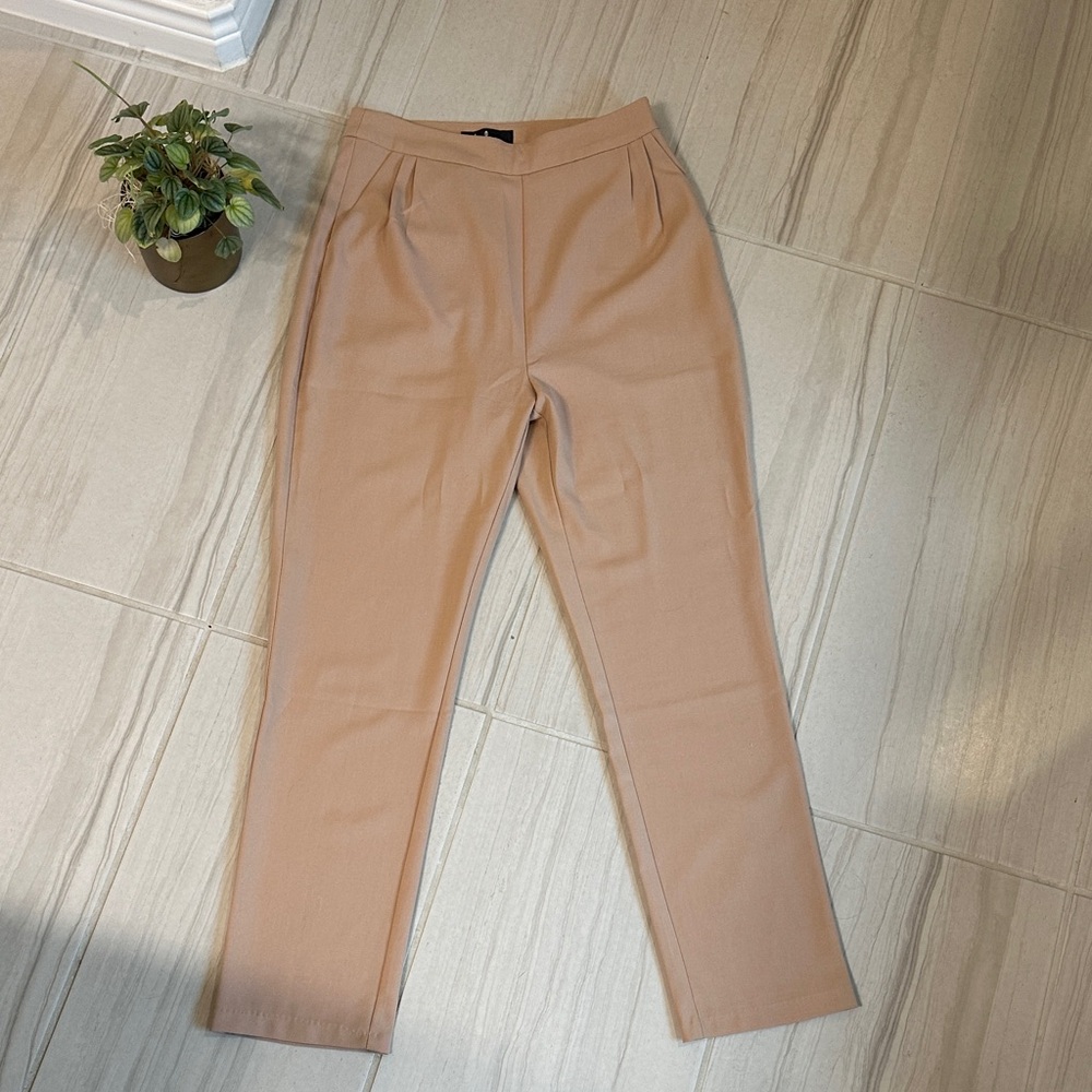 Lulus Tan Women's high waisted Trousers